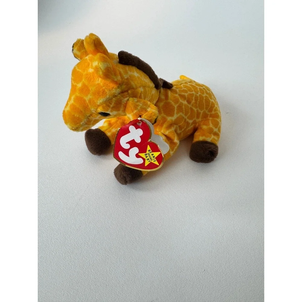 Ty Beanie Baby Twigs the Giraffe‎ 1995 Style 4068 PVC Pellets Original Tags